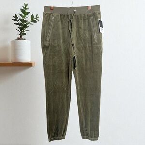 Juicy Couture Black Label English Manor Velour Silverlake Joggers Women SMALL